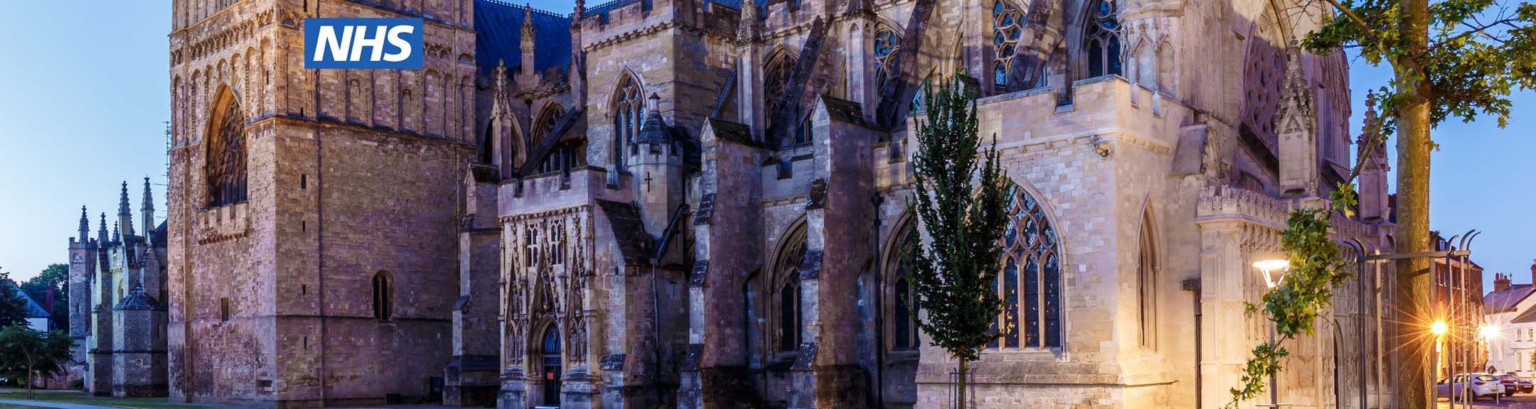 night time view of cathedral